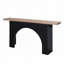 Console avec base en arche noire