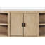 Console courbée à 2 portes avec plateau