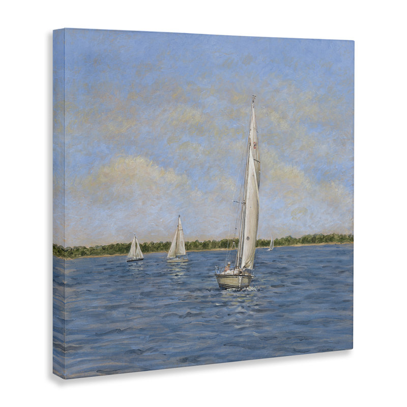 Art mural sur toile «Summer Waves» par Tim Coffey, H 17 po x l 17 po