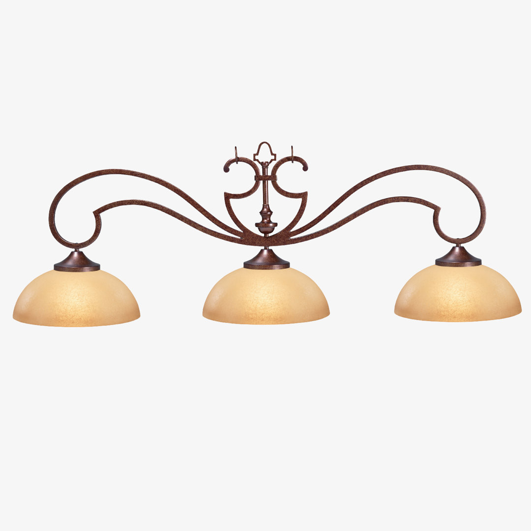 The Abbey Collection 3 - Light Pool Table Lights Pendant American Heritage