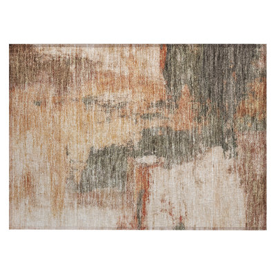 Chayil Machine Washable Indoor/Outdoor Rug