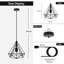 Brackenmore 1 - Light Black Single Pendant-252950097