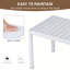 Ensembles de table de salle à manger (doit inclure à la fois la table et la chaise), ensemble de salle à manger de patio en métal moderne