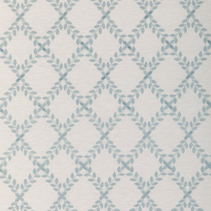 Kravet Basics - 37090-5, White/Spa/Light Blue