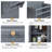 Metayer 43.3 " W Kitchen Island-495432737