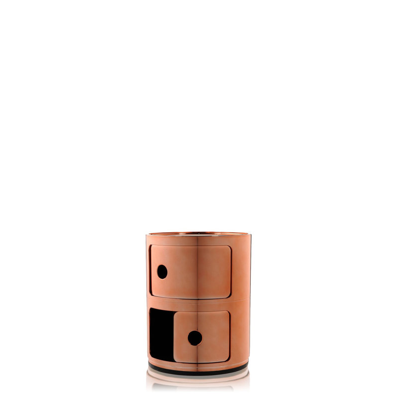 Componibili Storage Drawer, 2 Hi, Copper