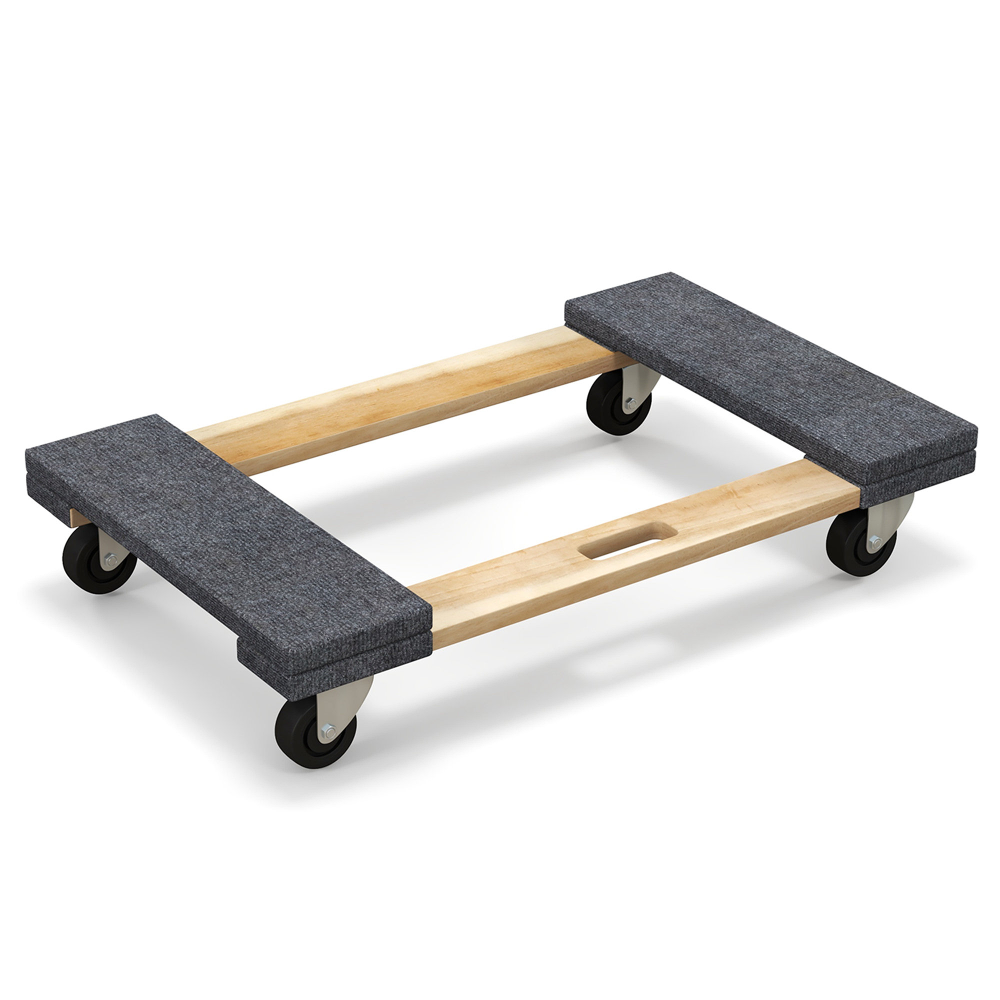 18 in. x 12 in. 1000 lb. Capacity Hardwood Dolly