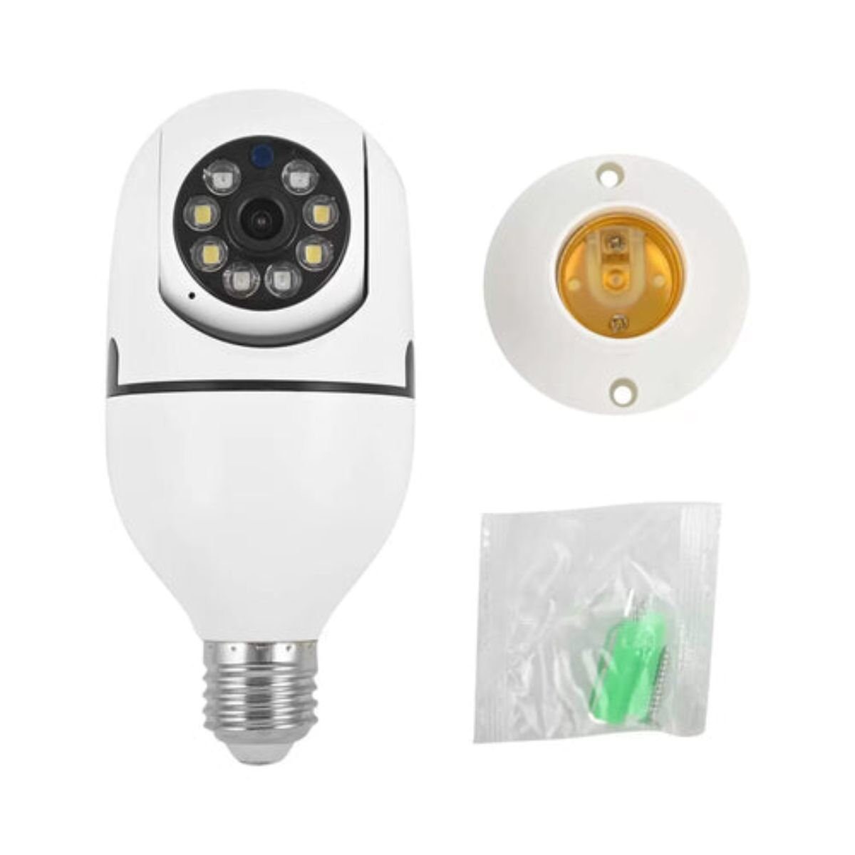 WiFi LED Lamp Motion Activated Spy Camera