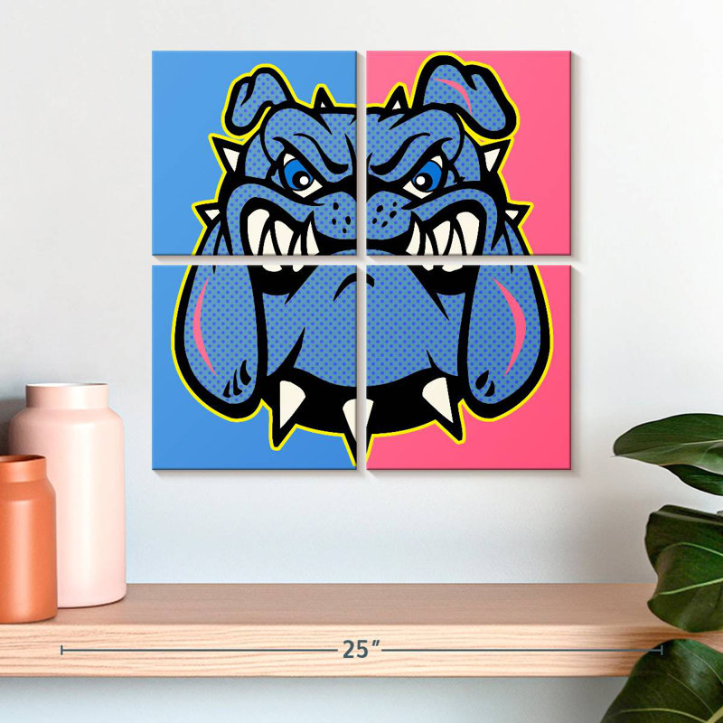 Brampt Bulldog II, H 18 po x l 18 po