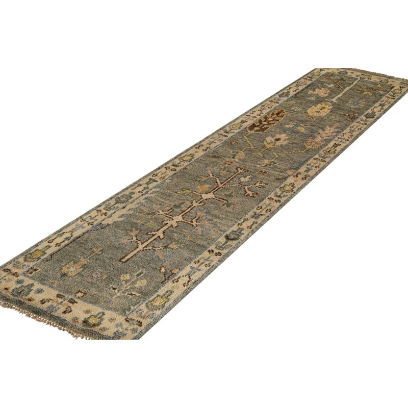 Bakshaish Oriental Area Rug in Gray