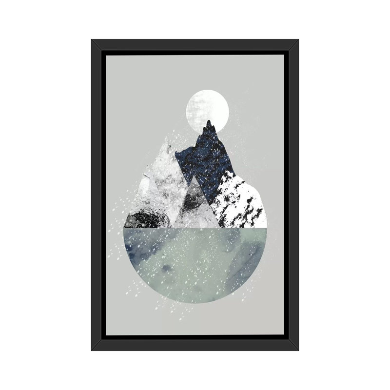 «Winter» - reproduction, H 60 po x l 40po x P 1,5 po, Toile avec cadre noir