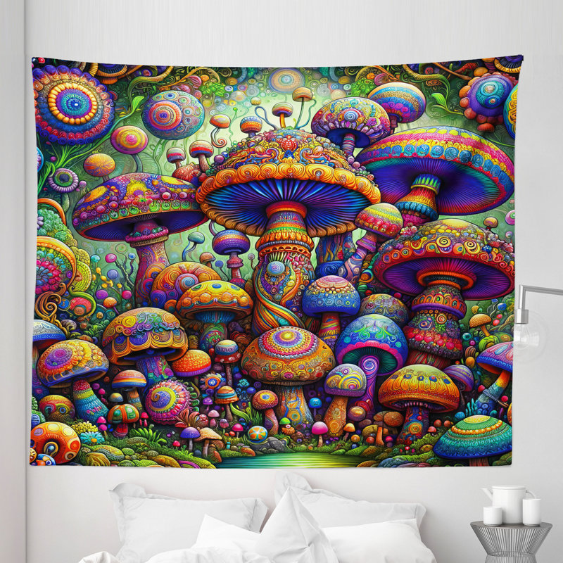 Tapisserie en microfibre, H 104 po x l 88 po