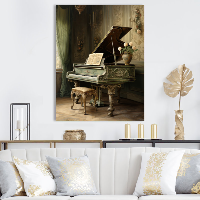Piano Renaissance Resson I sur impression sur toile, Toile tendue, H 32 po x l 24 po x P 1 po