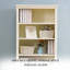 Bibliothèque en bois massif de style moderne et minimaliste