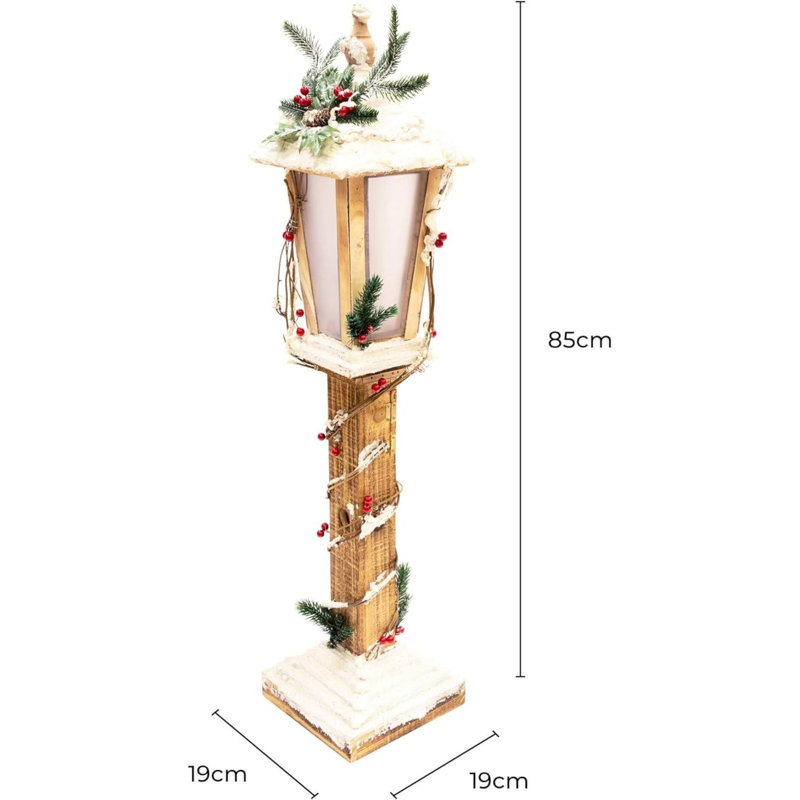 PVC No Holiday Shaped Ornament, 85 cm x 19cm x 19cm, Gold