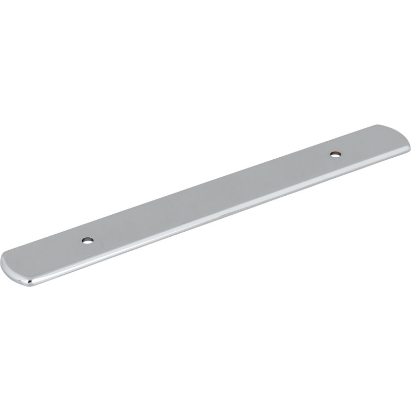 Wescott Pull Backplate, Polished Chrome