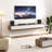 Wall-Mounted/Floor Standing TV Stand For Tvs Up To 100", Floating Media Console With 2 Drawers And 2 Cabinets-124833554
