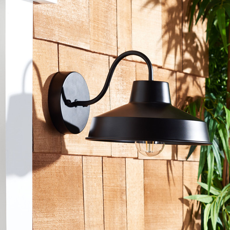 Luminaire de grange d'extérieur noir Lendora