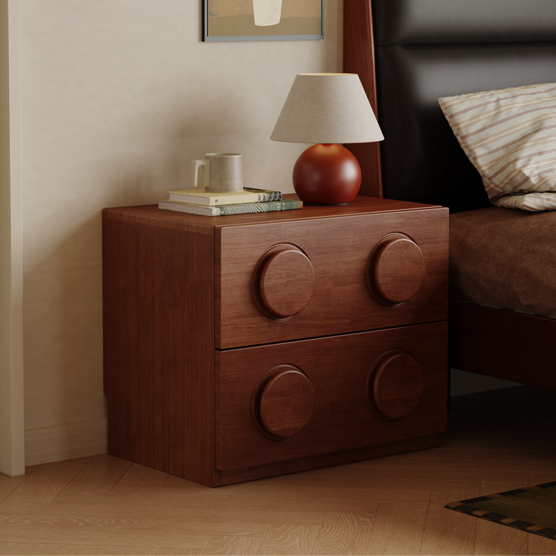 22.8"W Solid Wood Nightstand, Individual 