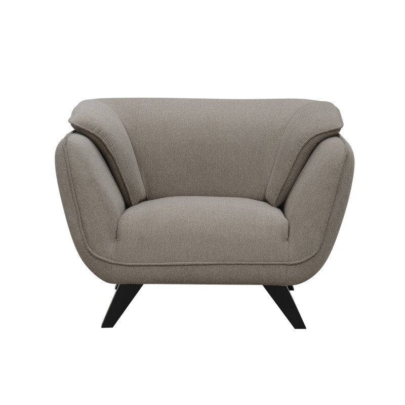 Chaise en lin brun Nayeli, Lin brun