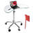 Maragozakis Adjustable Height Glass Aluminium Writing Desk-799567713