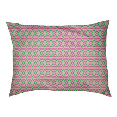 Coussin de créateur géométrique diamants Byrge