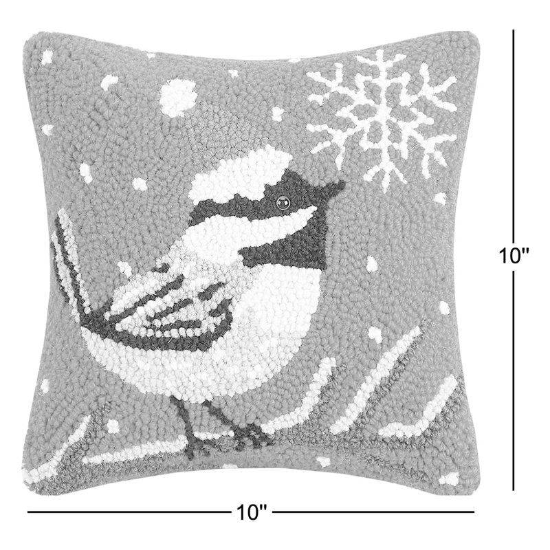 Throw Pillow, Chickadee