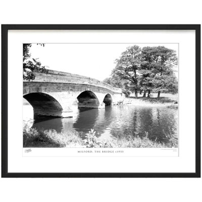 Milford, The Bridge C1955 - Single Picture Frame Print