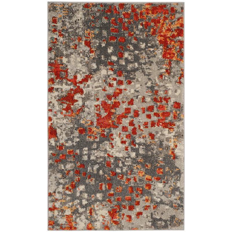 Rolling Hills Abstract Area Rug, Rectangle 91 x 152 cm