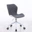 Chaise de travail en similicuir Cavett-50313025-50313026