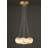 Kepler 7 Light LED Pendant in Gold