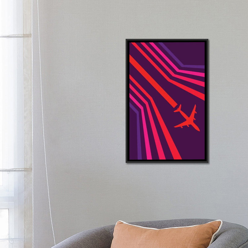 « do this » par 08, reproduction d’impression sur toile, H 26 po x l 18 po x P 1,5 po, Toile avec cadre noir, Pas de tapis