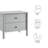 Emmeline Scalloped 2-Drawer Nightstand-106714575