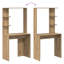 Computer Desk Solid Wood, MDF Compact-69264710