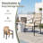 8-Person Round Patio Dining Set With Cushioned Rattan Chairs-22283577