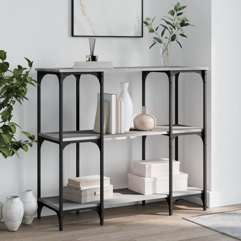 102cm Console Table, Grey Sonoma