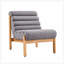 Chaise d'appoint avec structure en bois robuste-131256183
