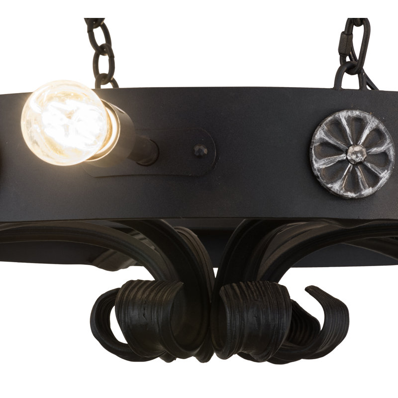 Heil 18 - Light Dimmable Tiered Chandelier