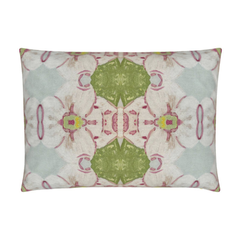Pink Dogwoods Lumbar Pillow Cover & Insert