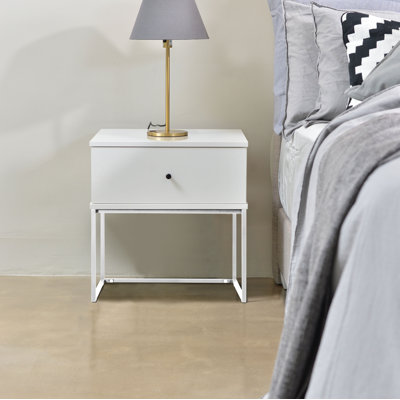 Muir 50.2cm W Manufactured Wood Bedside Table
