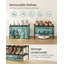 2 Tier Narrow Stackable Metal Shoe Organizer 30x45x31 cm-1953850581