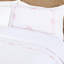 Embroidered Bows Cotton Blend Duvet Cover Set-124538020-124538021