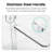 Double Sliding Shower Door, 1/4" Tempered Glass, , Tidy Bathroom Partition Semi- 56"-60" W, Strong Glass Structure-121166498