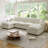 Cloud Couch Modular Sectional Sofa, Deep Seat Convertible Modular Couches For Living Room, Modern Comfy Down Filled Soft Cloud Sectional Sofa With Movable Ottoman-1992413837-1994426729