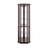 Corner Lighted Curio Cabinet Corner Glass Cabinet Lighted Curio Cabinet Corner Display Case For Living Room, Curio Cabinet, Antique Collection, Wine,Bar Glass Storage Light Included-888212304