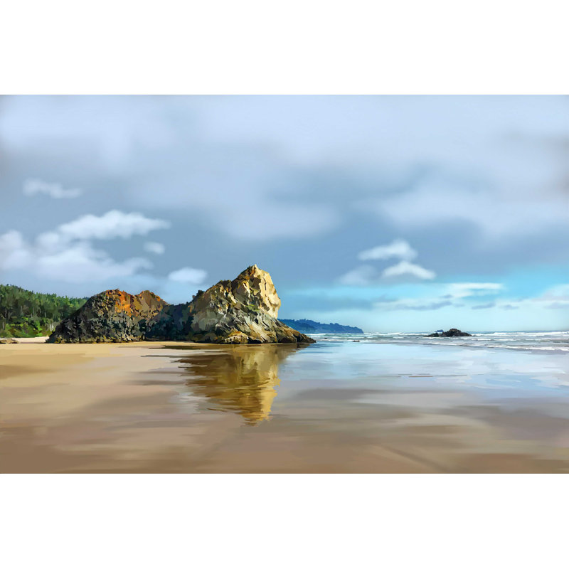 Oregon Coast III, H 12 po x l 18 po
