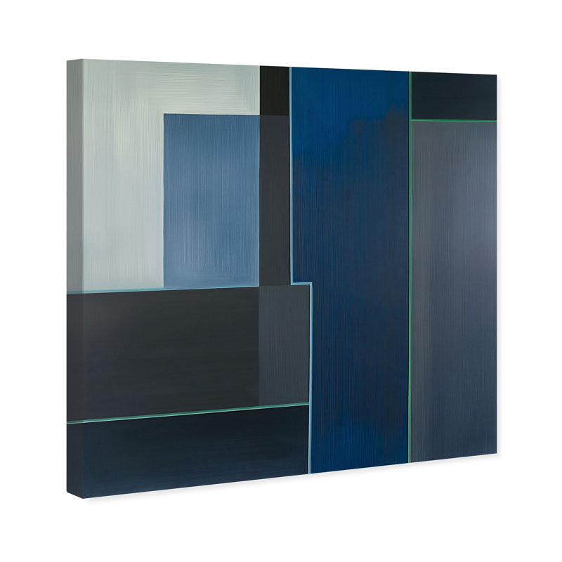 Desert Stillness II Canvas Abstract Print by Oliver Gal, Black Frame, 12 x 12, 24"H x 24"W, Canvas Unframed
