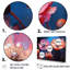 Ensemble d'art mural sur toile Neon Flourish-107753019-107753020