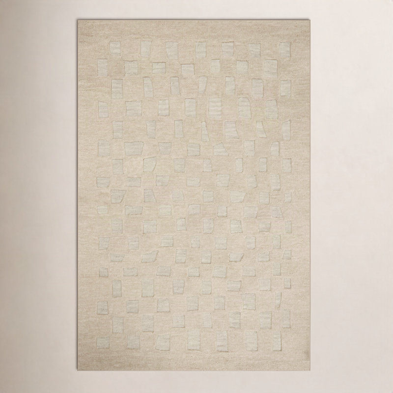 Leanne Ford x Loloi Craven Oatmeal / Dove Area Rug, Rectangle 8'6" x 11'6"