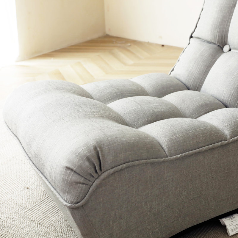 Canapé Lazy, Lin gris ciment
